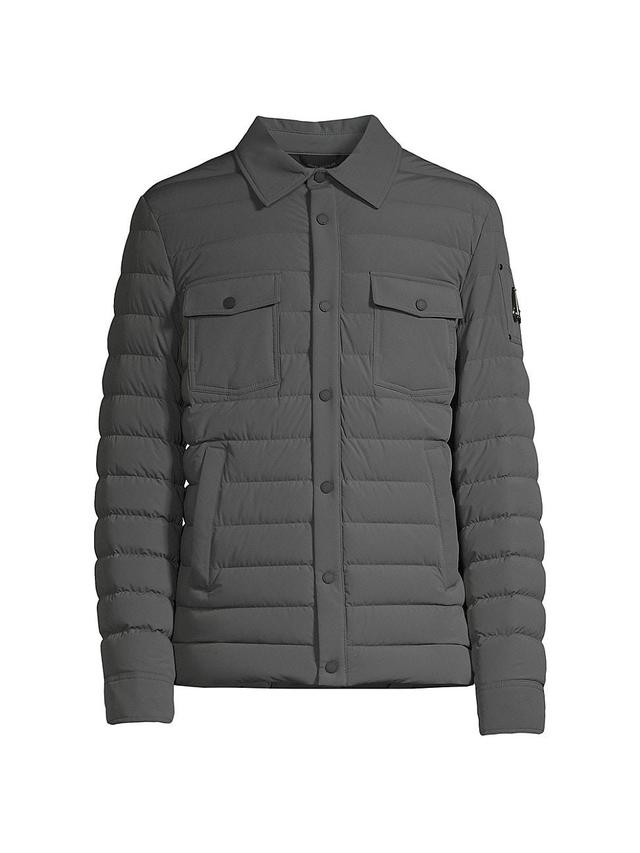 Moose Knuckles Westmore Quilted Down Shirt Jacket Product Image