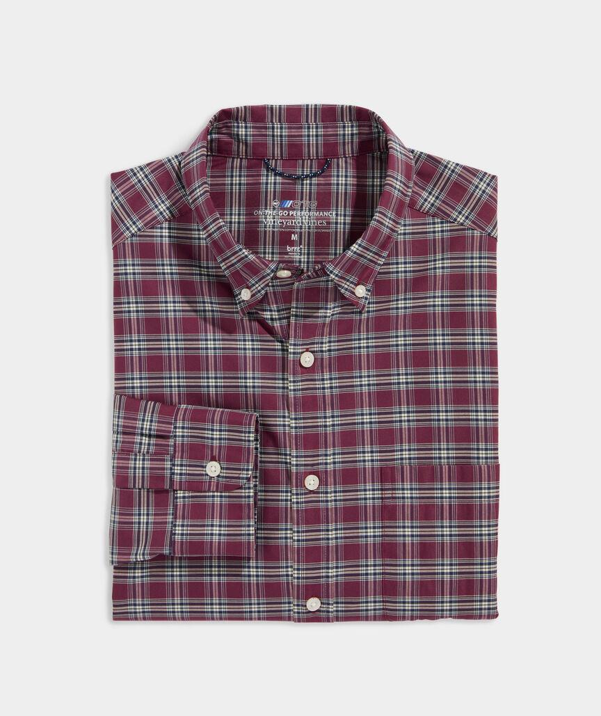 On-The-Go brrrº Tartan Shirt Product Image