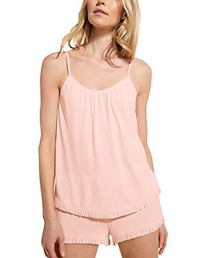 Eberjey Gisele Ruffle Trim Short Pajamas Product Image