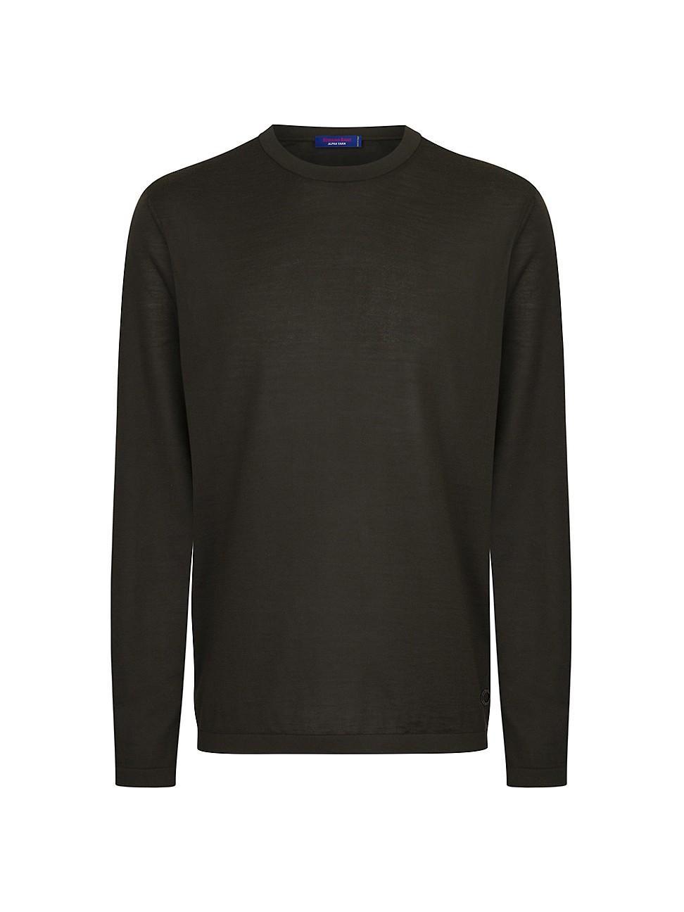 Mens Knit Crewneck Sweater Product Image