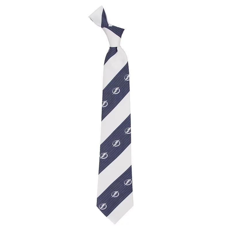 Mens Tampa Bay Lightning Striped Tie Product Image