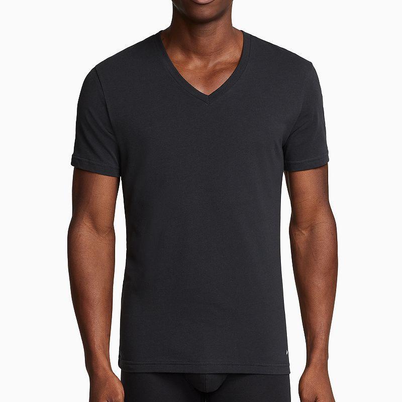 Mens 2-Pack Dri-Fit Essential Stretch V-Neck T-Shirt Set Product Image