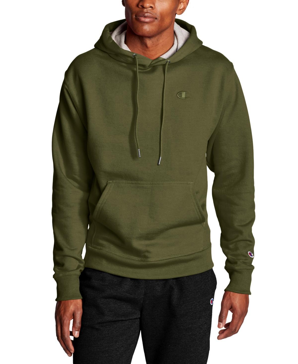 Champion Mens Big & Tall Powerblend Solid Fleece Hoodie Product Image