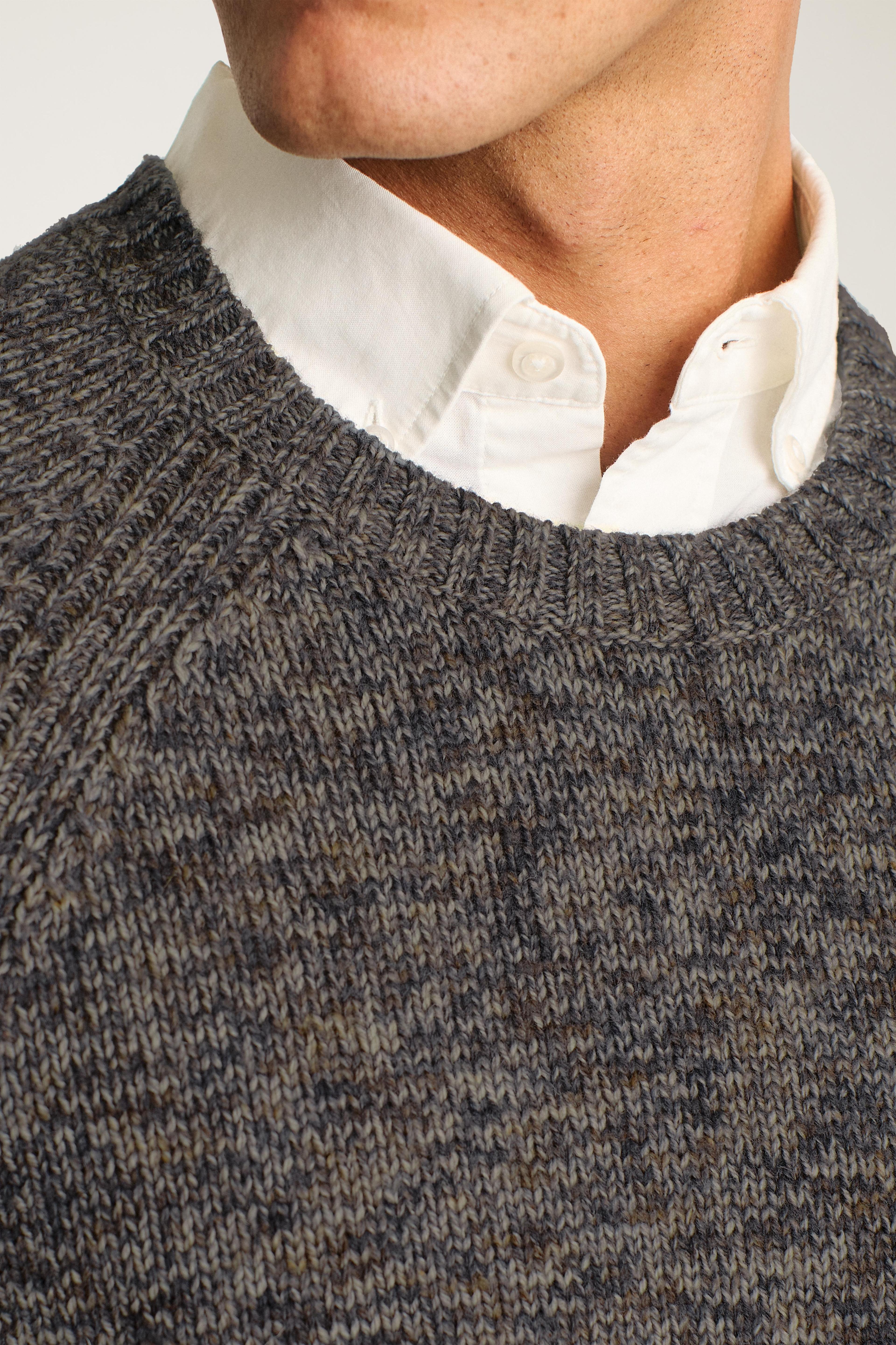 Marled Raglan Crew Neck Sweater Product Image