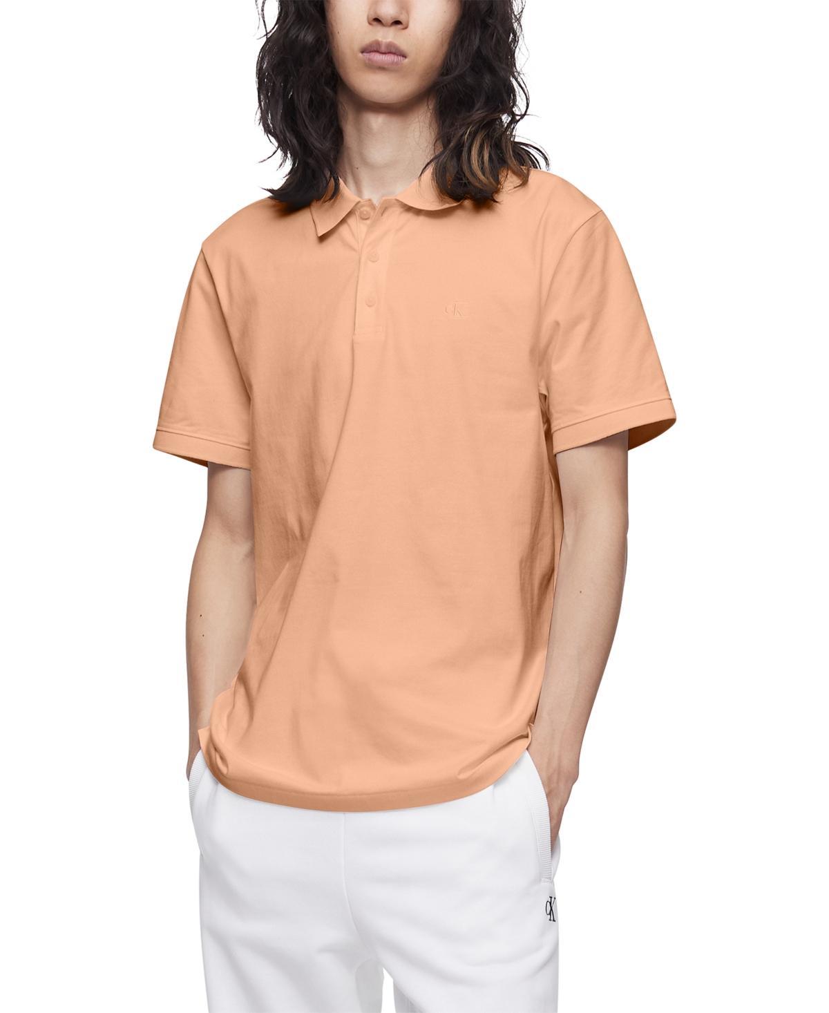 Calvin Klein Short Sleeve Classic Fit Smooth Polo Shirt Product Image