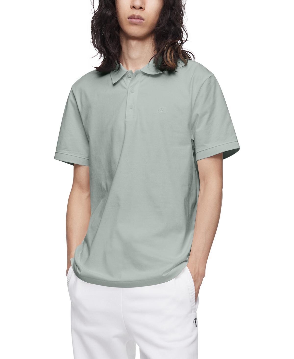 Calvin Klein Short Sleeve Classic Fit Smooth Polo Shirt Product Image