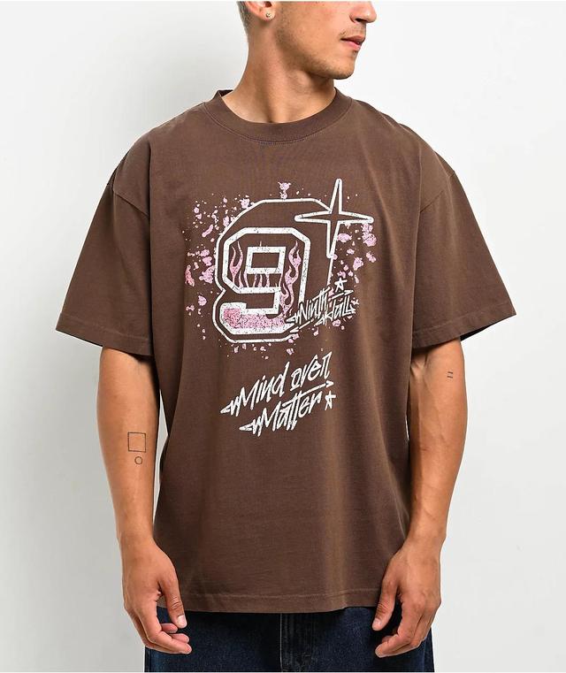 Ninth Hall Mind Over Matter Brown T-Shirt Product Image