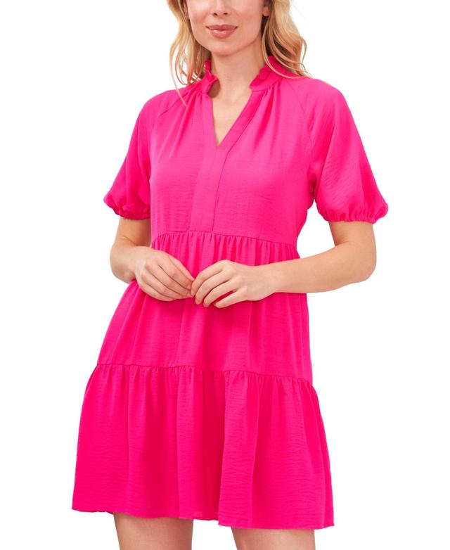 CeCe Tiered Ruffle Minidress Product Image