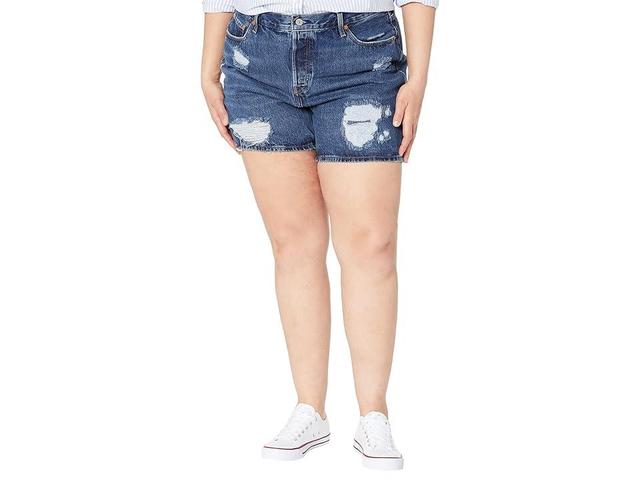 Levi's(r) Premium Plus 501(r) Original Shorts (Broken Midnight) Women's Shorts Product Image