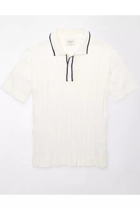 AE Weekend Tipped Sweater Polo Shirt Men's Product Image