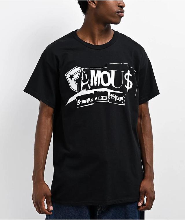 Famous Stars & Straps Cut N Paste Black T-Shirt Product Image