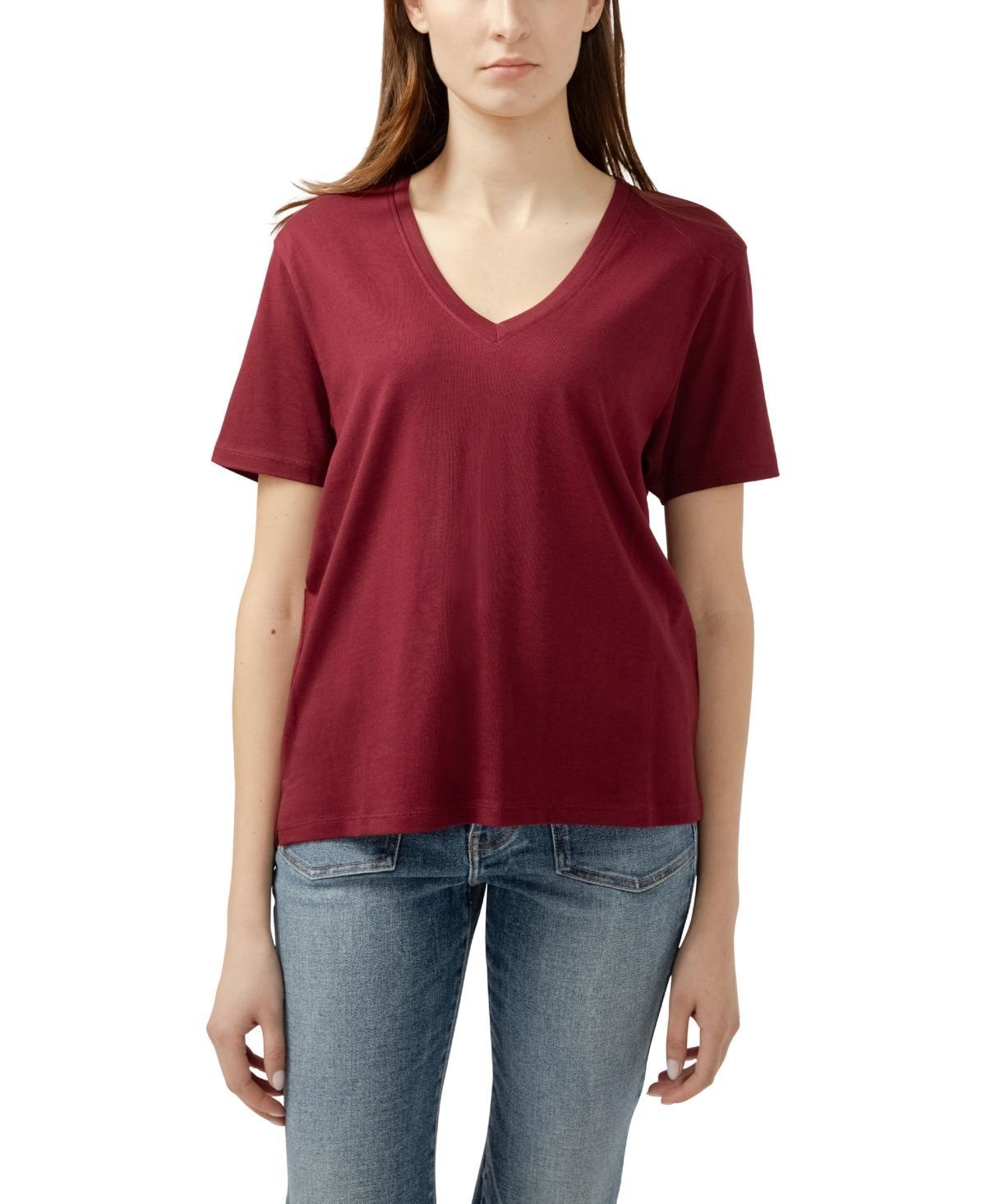 Jag Womens Drapey Luxe V-Neck Tee product image