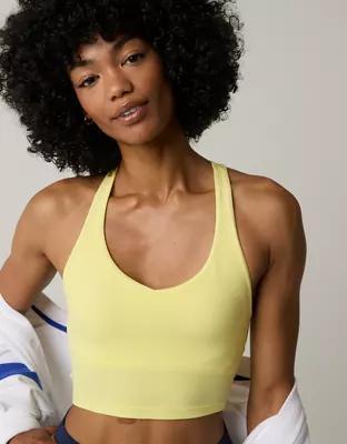 OFFLINE By Aerie Real Me Low Key Racerback Sports Bra Product Image