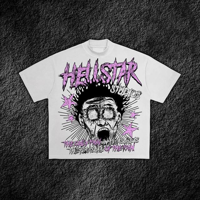 Sopula Vintage Hellstar Graffiti Graphic Print Cotton T-Shirt Product Image