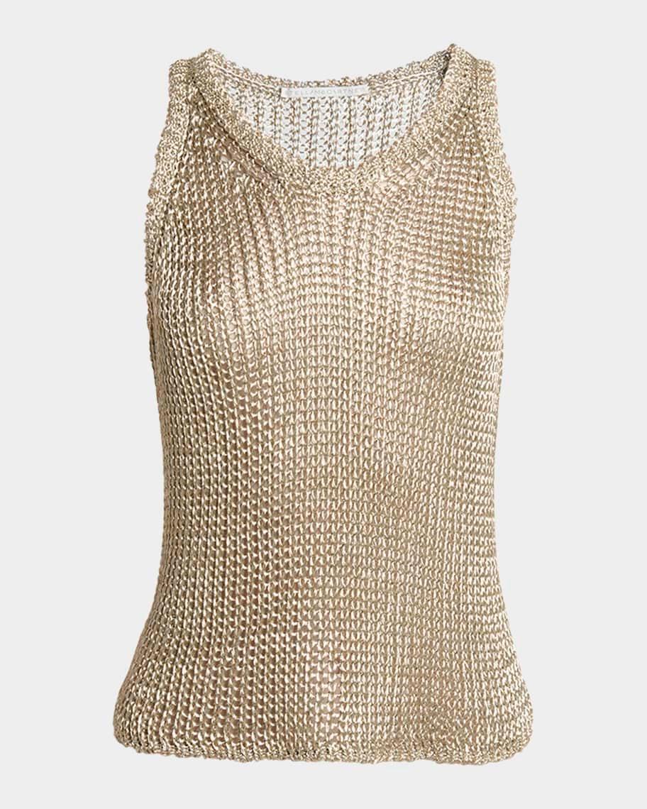 Metallic Knit Tank Top product image