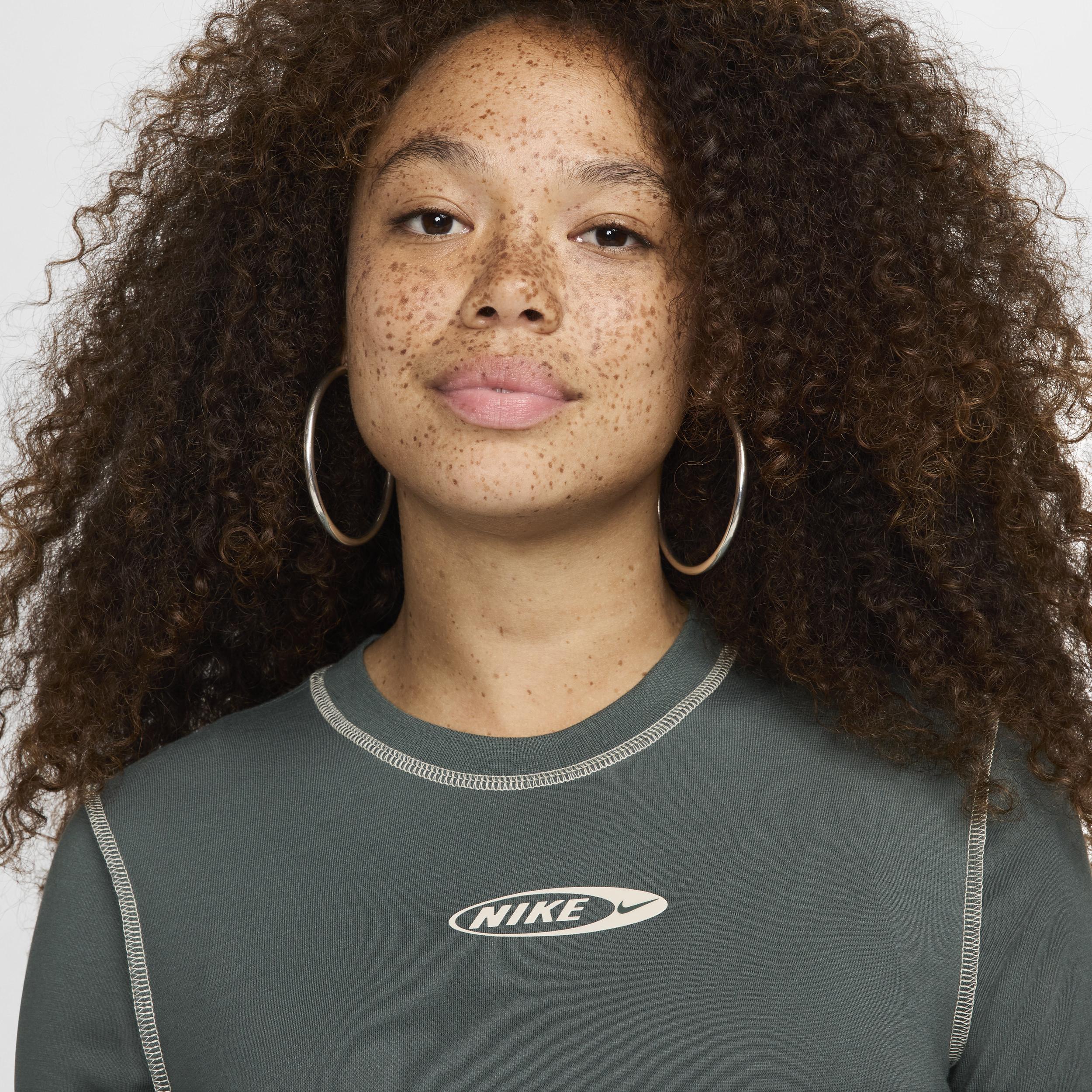 Women's Nike Sportswear Chill Knit Slim Cropped T-Shirt Product Image