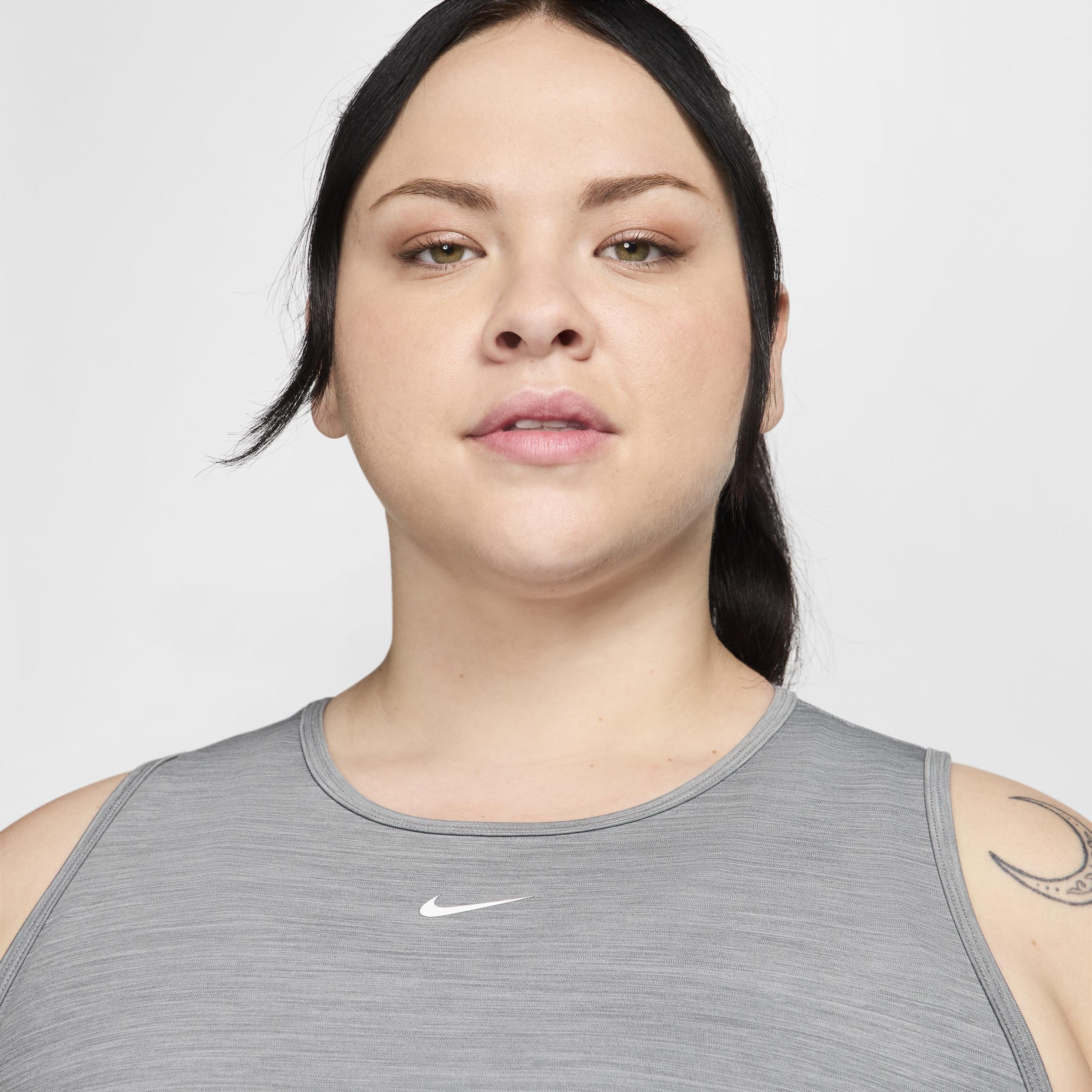 Womens Nike Pro Dri-FIT Cropped Tank Top (Plus Size) Product Image