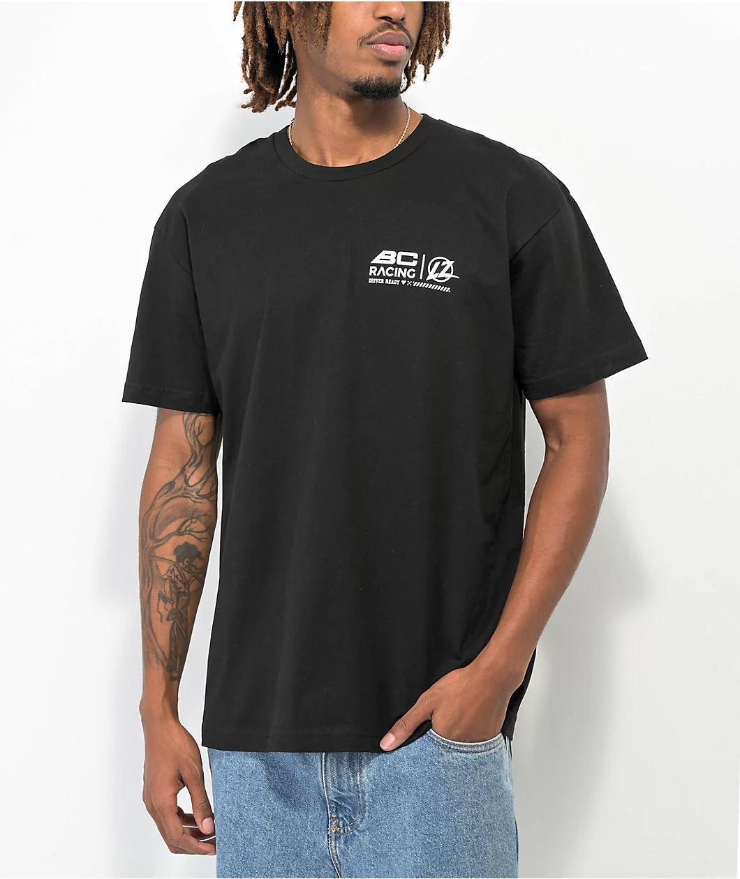 LZMFG Suspension Black T-Shirt Product Image