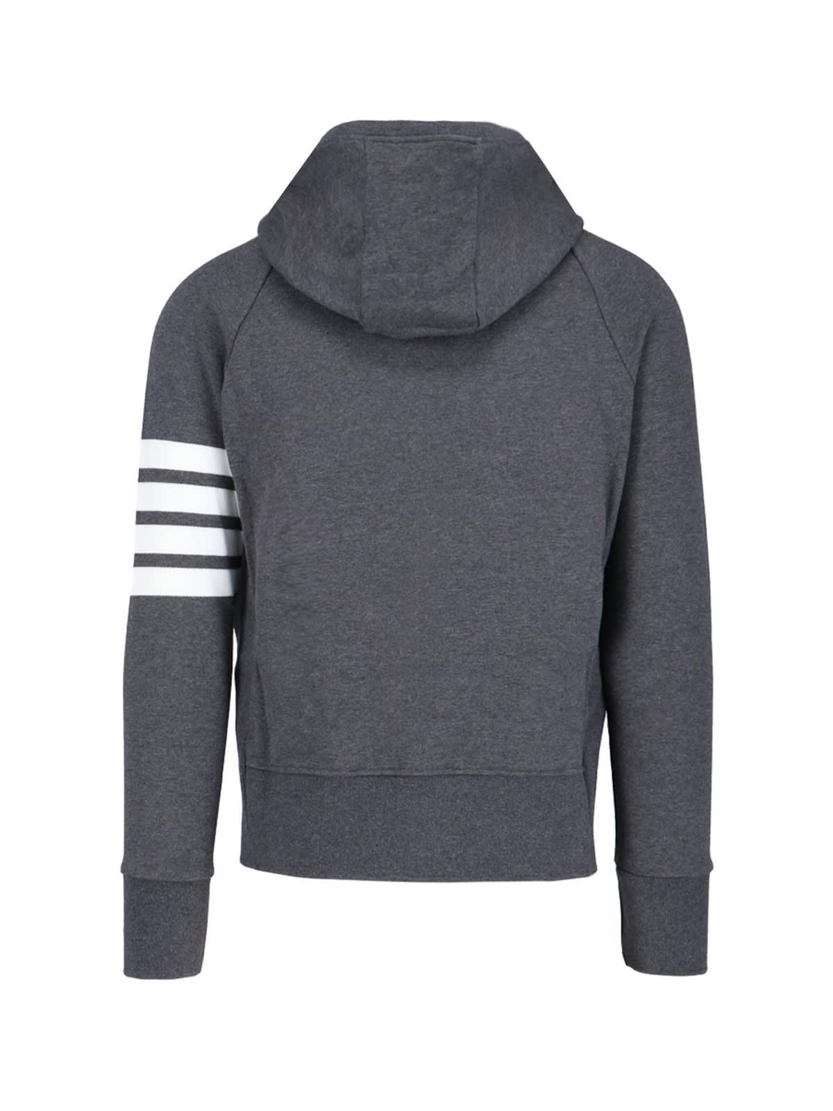 4-bar Zip Sweatshirt In Grey Product Image