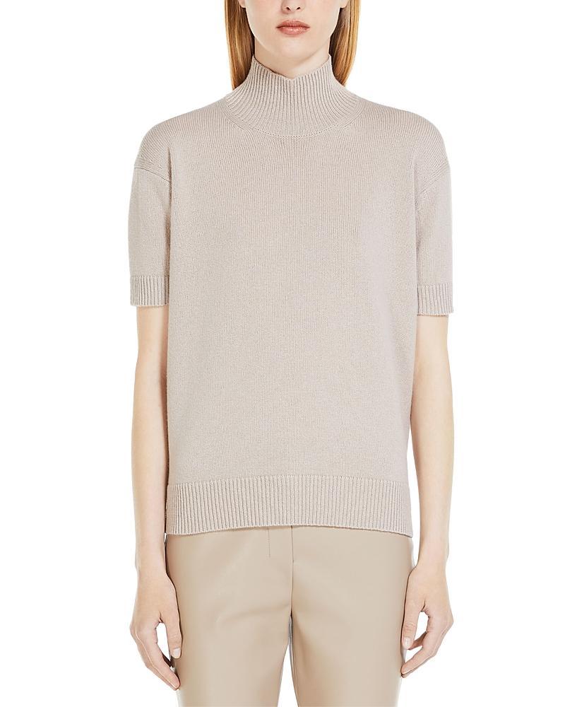 Paola High-Neck Wool Cashmere Sweater Product Image