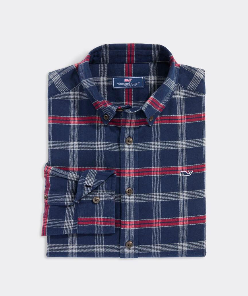 Vineyard Flannel Plaid Shirt Product Image