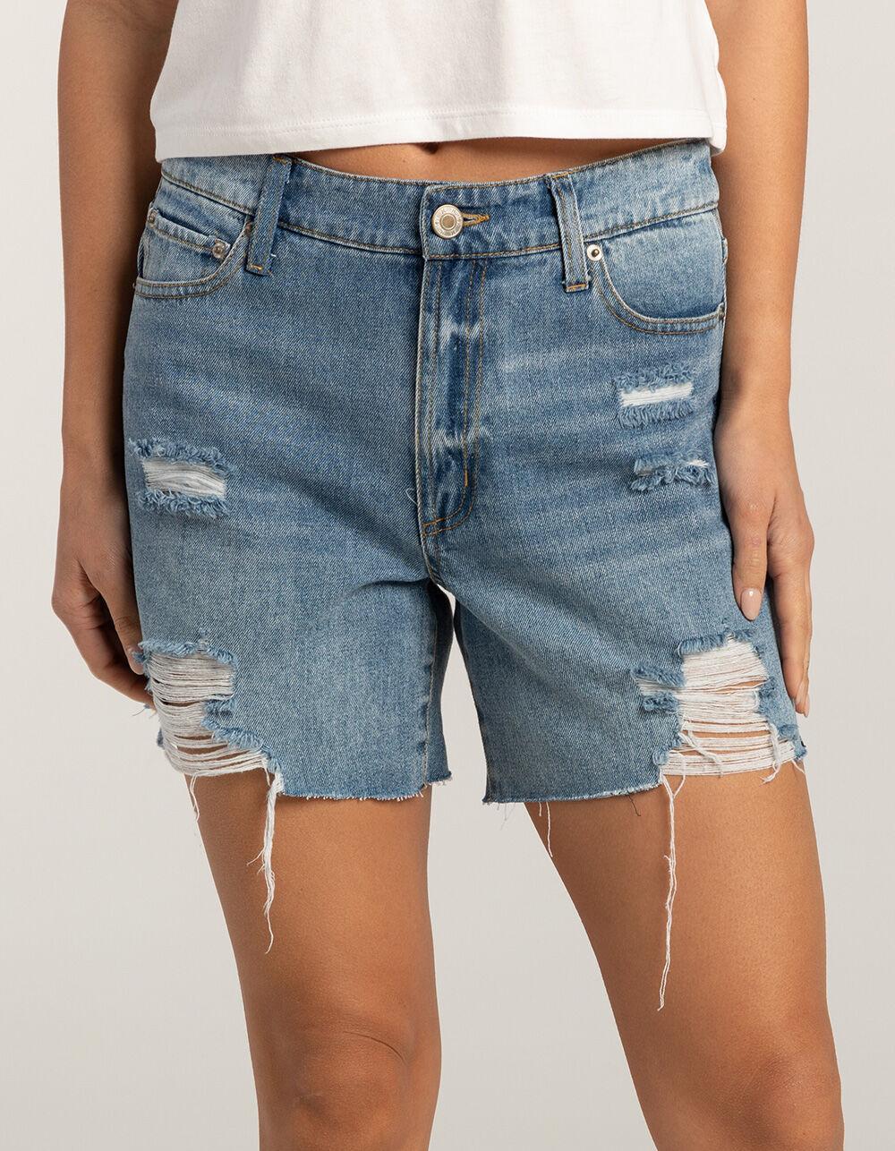 HURLEY The Weekend Womens Denim Shorts Product Image