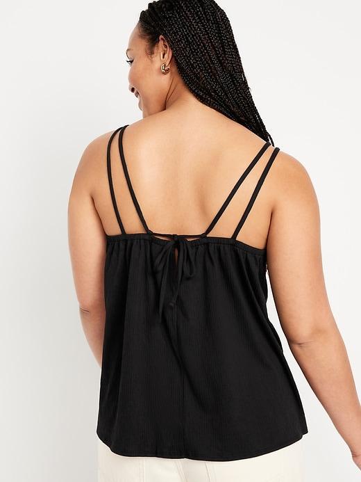 Strappy Tie-Back Tank Top Product Image