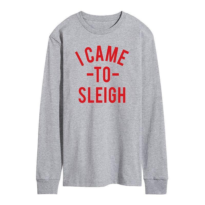 Mens I Came To Sleigh Long Sleeve Tee Product Image