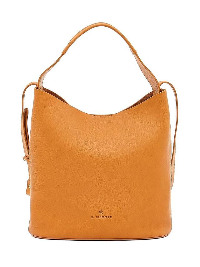 Womens Le Laudi Leather Bucket Bag Product Image