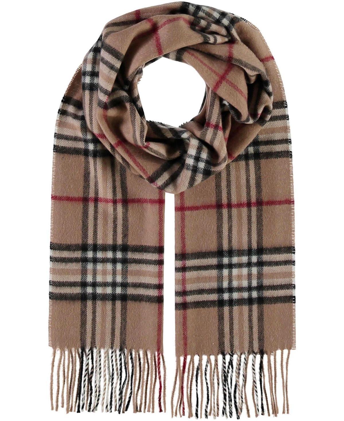 V. Fraas Mens Classic Plaid Cashmere Scarf Product Image