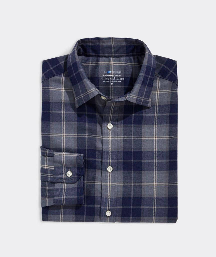 On-The-Go Brushed Twill Check Shirt Product Image