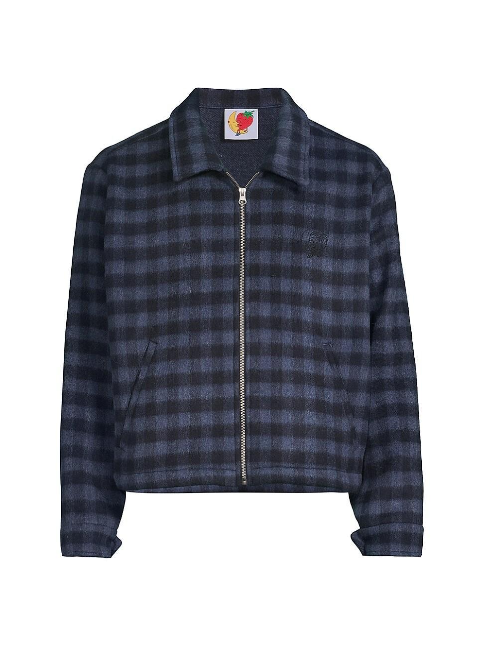 Mens Gingham Wool Jacket Product Image