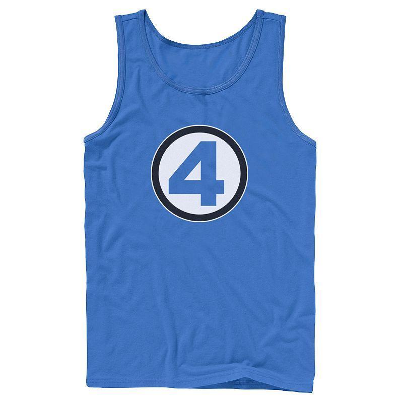 Mens Marvel Fantastic Four Bold Center Chest Logo Tank Top Product Image