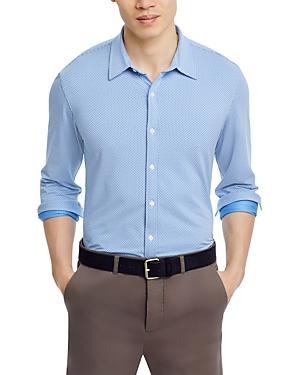 Mens Stretch Button-Front Slim-Fit Shirt Product Image