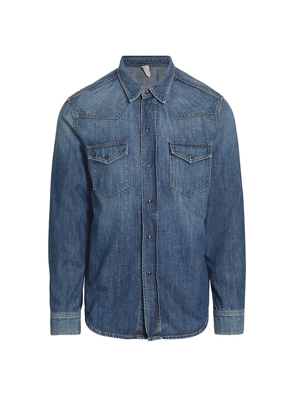 Mens Travis Denim Long-Sleeve Shirt Product Image