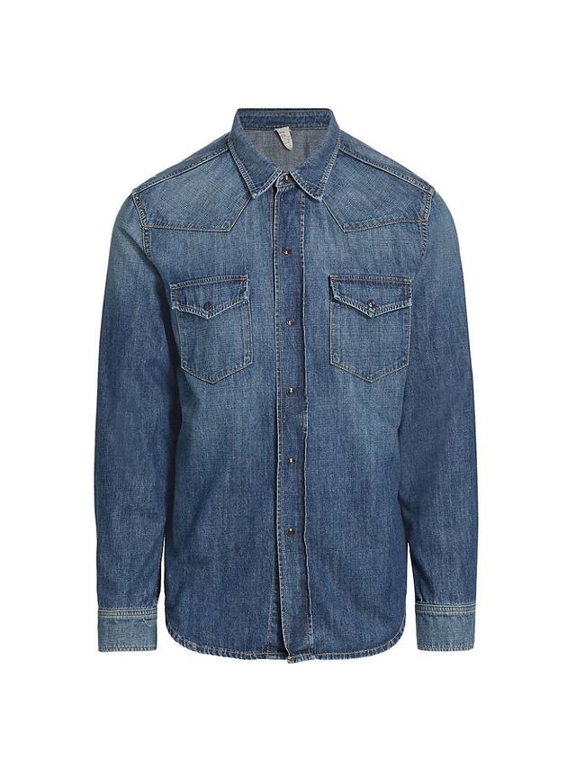 Mens Travis Denim Long-Sleeve Shirt Product Image