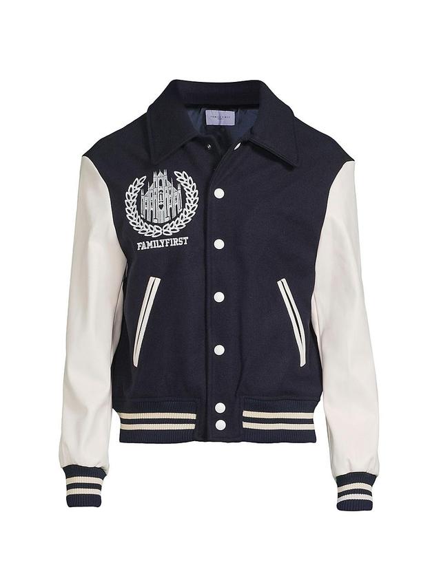 Mens Varsity College Jacket Product Image