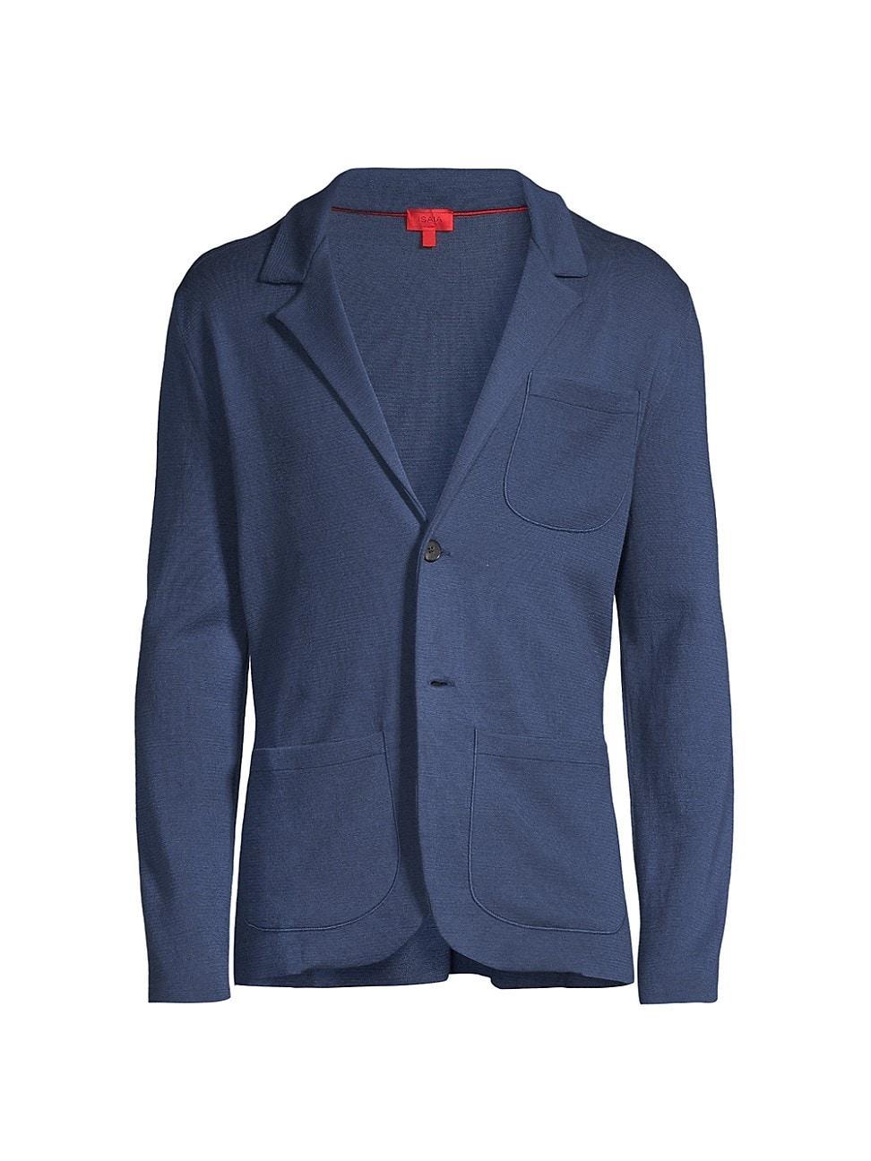 Mens Wool-Blend Sweater Jacket Product Image