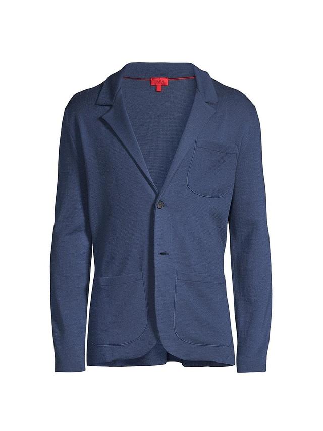 Mens Wool Sweater Jacket Product Image