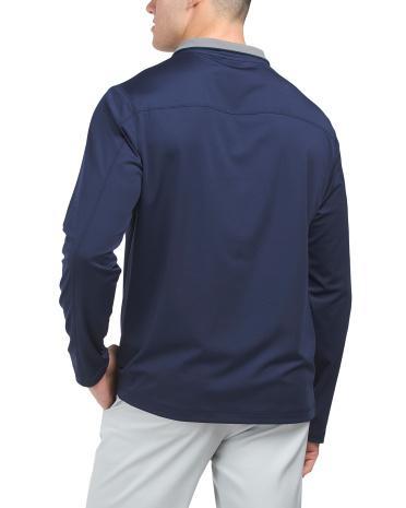 Quarter Zip Golf Pull Over Top for Men Product Image