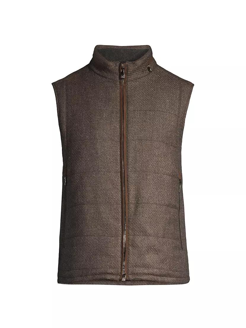 Hooded Wool-Blend Vest Product Image