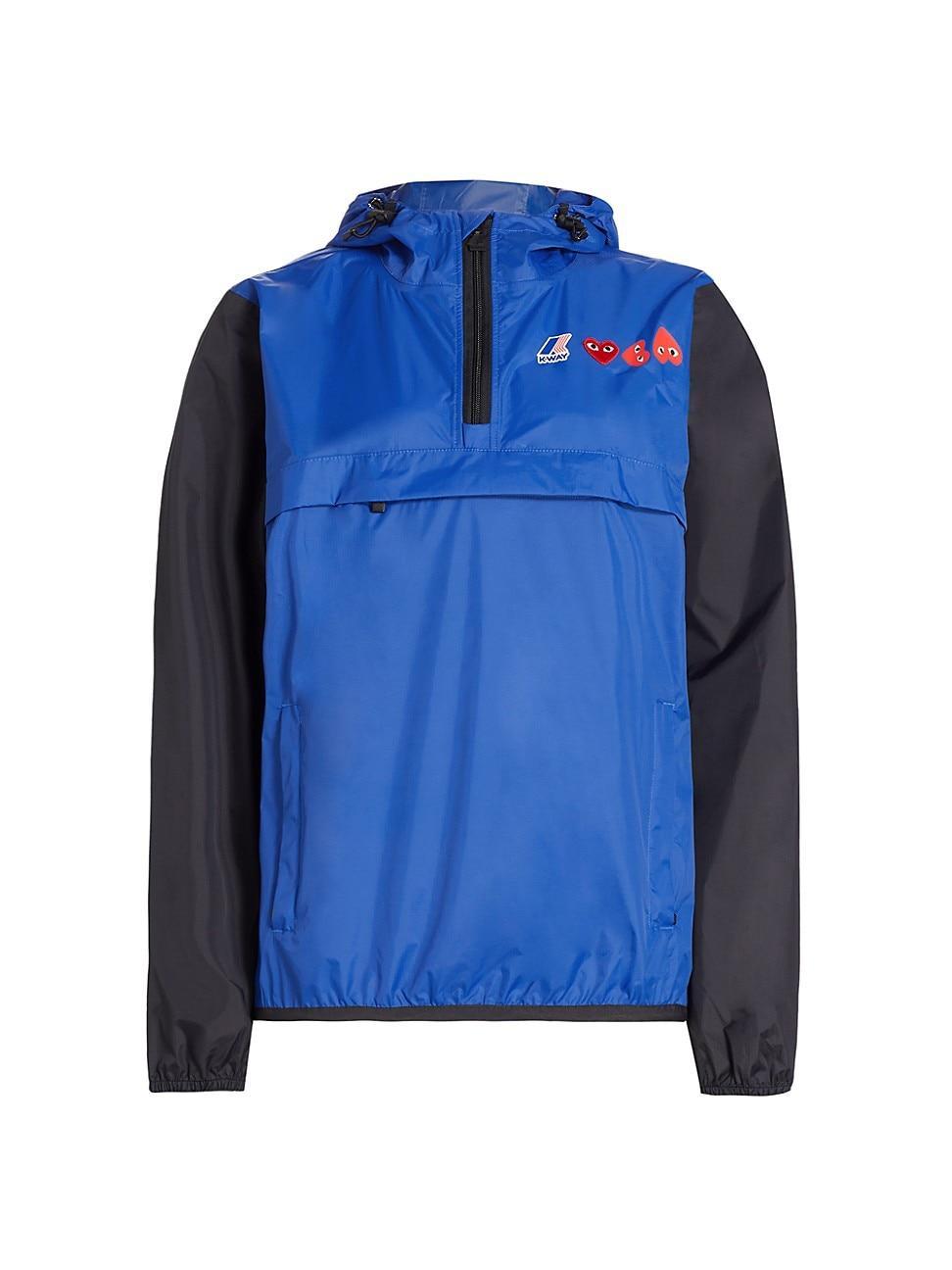 Womens K-Way Half-Zip Windbreaker Jacket Product Image