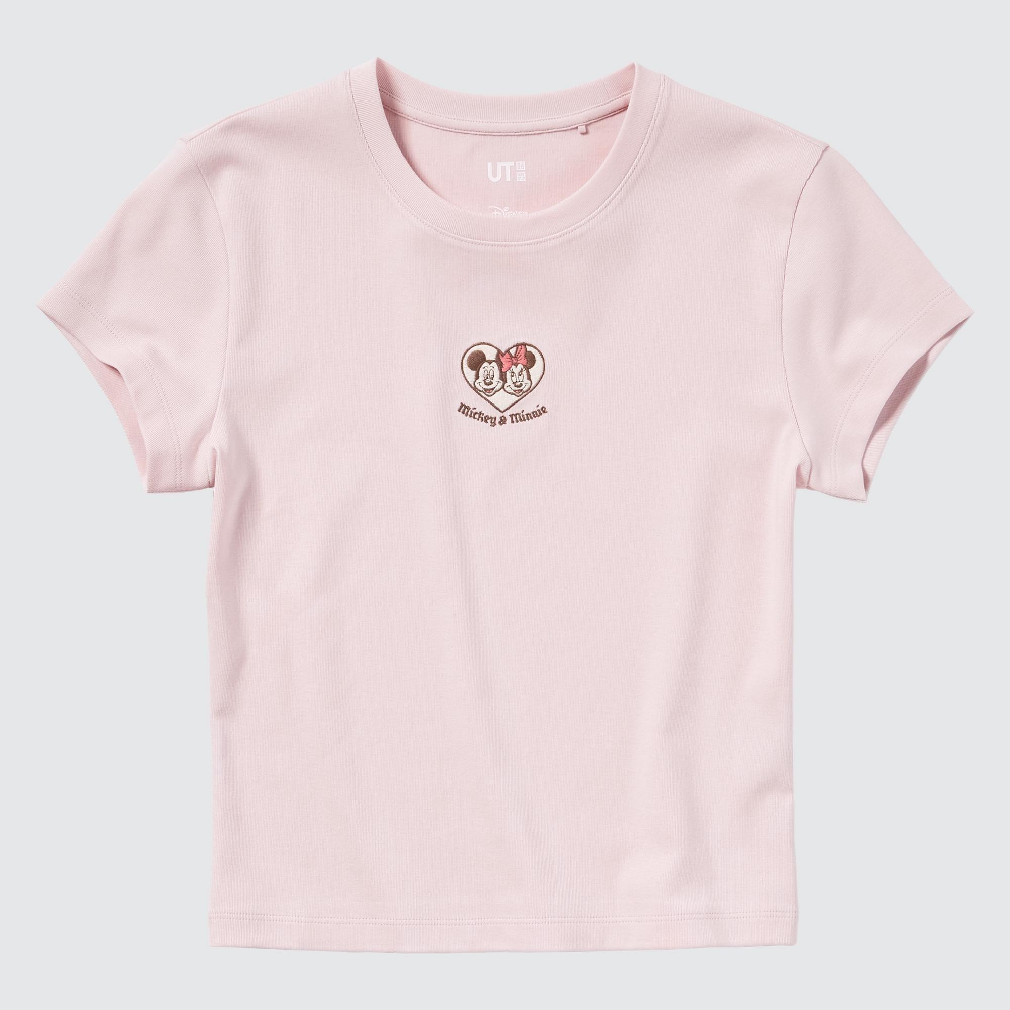 Womens Disney Collection Ut (Mini Short-Sleeve Graphic T-Shirt) Pink 2XL UNIQLO US Product Image