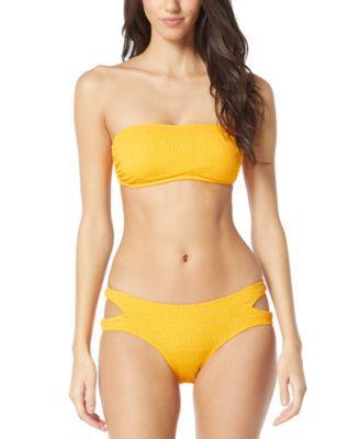 Vince Camuto Textured Bandeau Bikini Top Product Image