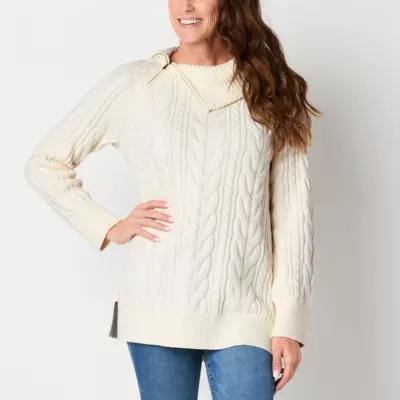 St. John's Bay Womens Turtleneck Long Sleeve Pullover Sweater product image