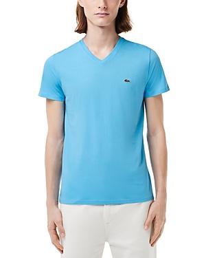 Lacoste V-Neck Pima Cotton Tee Product Image