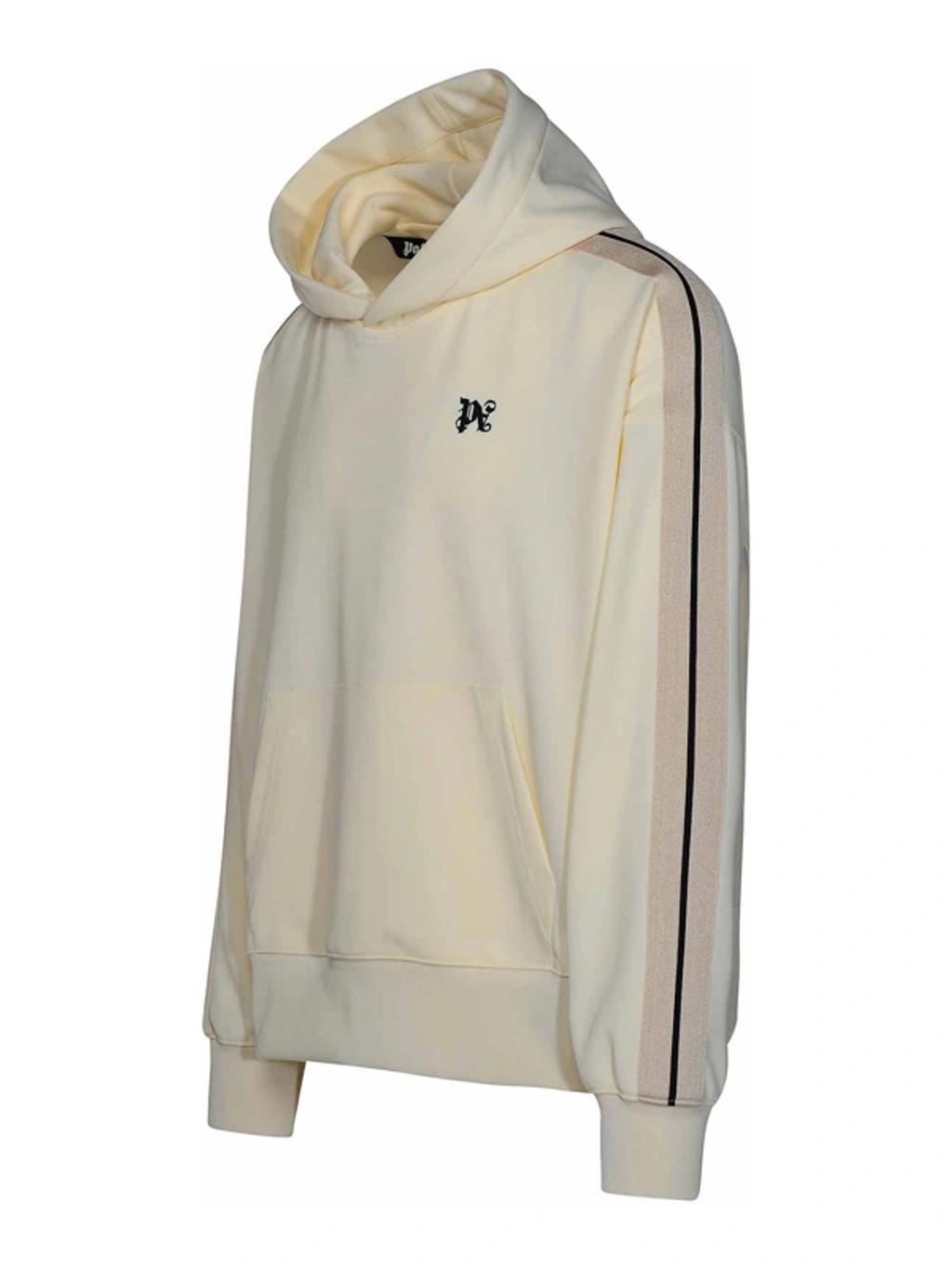 PALM ANGELS White Polyester Sports Sweatshirt Product Image