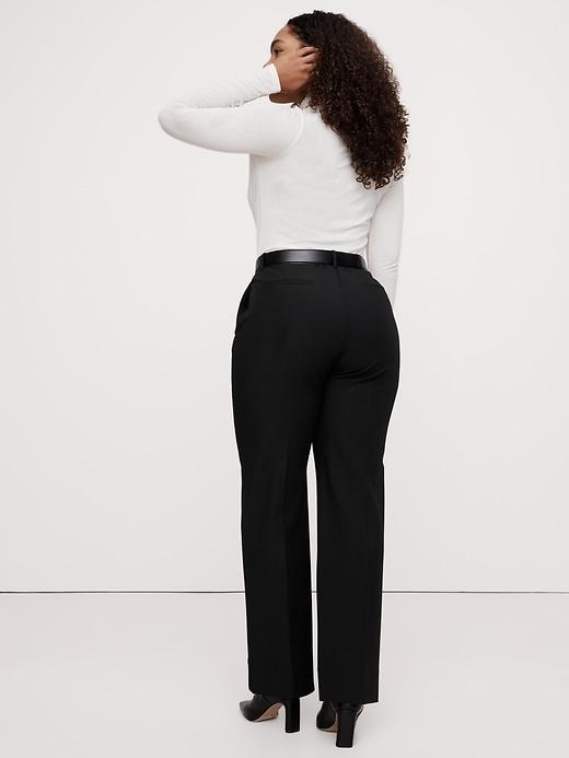 High-Rise Modern Straight Refined Pant Product Image