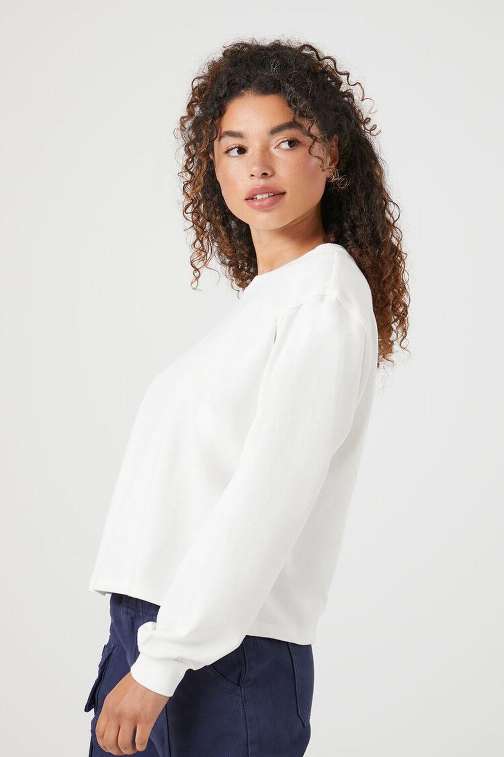 Cotton-Blend Jersey Knit Top | Forever 21 Product Image