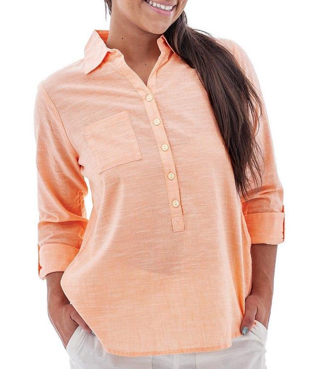 Aventura Devon Collared Long Sleeve Top Product Image